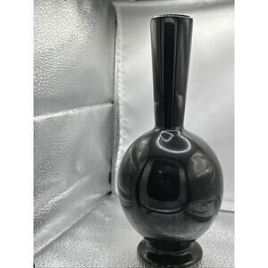 Victoria Hagan Perfect Pieces Porcelain Bud Vase Black EUC‎
